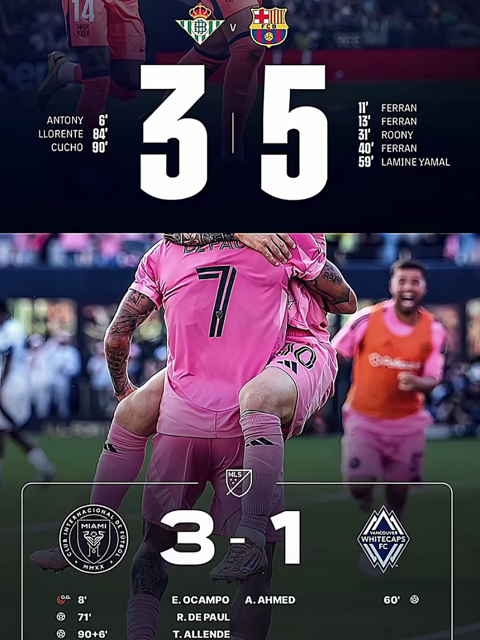 hari ini barca bantai bantai, messi angkat piala. full senyum 😋💙❤️ #intermiami #barcelona #messi #culers #champions 