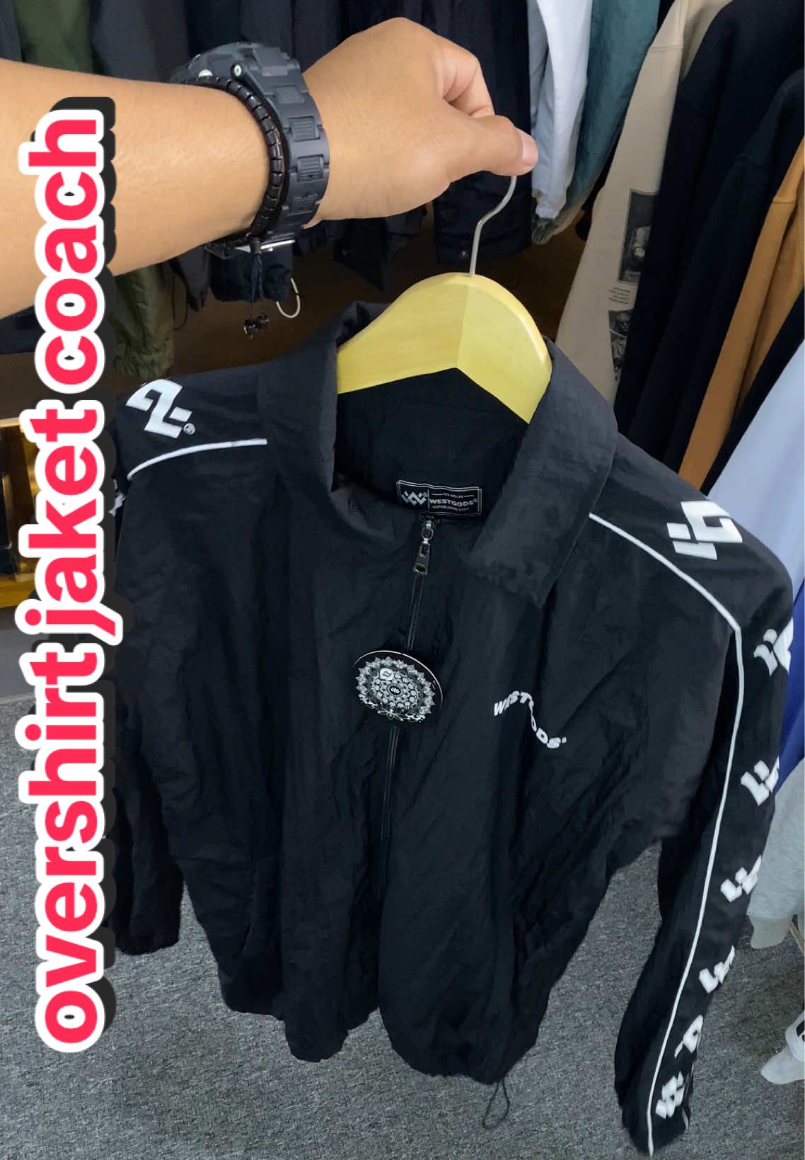 rekomendasi jaket tracktop overshirt coach  #jakettracktop #overshirt #jaketcoach #jaketkekinian #jaketmurah 