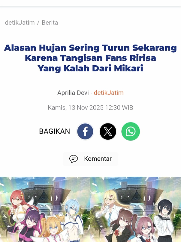 heroine terkuat lohh yaa🤭 lawan judul masih bisa menang😹 #25jigennoririsa #mikaritachibana #animeromance 