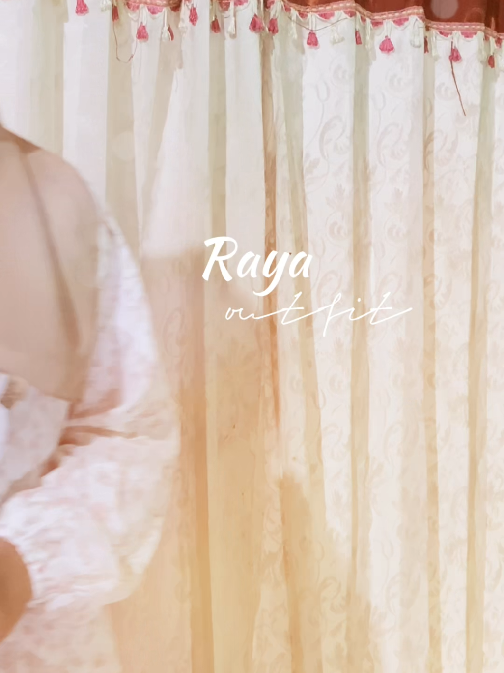 one set, rok flowly dan atasan bahan jatuh. #oneset #onesetlebaran #outfitinspo 