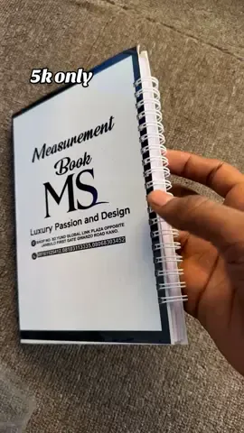 Measurement book design by muhas_printing press kano  09063200436 #niger🇳🇪🇳🇪🇳🇪 #arewa__tiktok #kanotiktok 