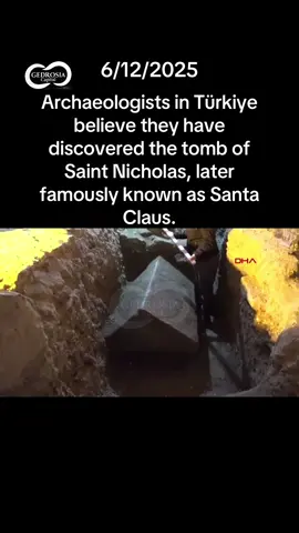 - Archaeologists excavating St. Nicholas Church in Demre, Turkey, uncovered a 5th-century limestone sarcophagus on December 6, 2025—Saint Nicholas's feast day—believed to be his original burial site based on historical texts describing it near a cultural temenos area. #christmas #turkey #viral #fyppppppppppppppppppppppp #news 