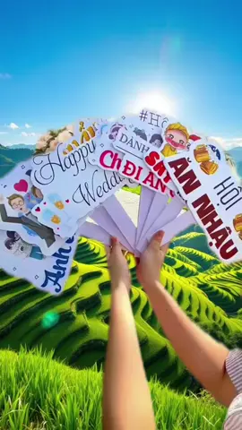 Cưới là phải có hashtag - với nhiều câu slogon nghịch ngợm cho bạn bè quấy nè #nhacdamcuoi #cưới #hashtagcuoi #hashtagcưới #trangtriphongcuoi 