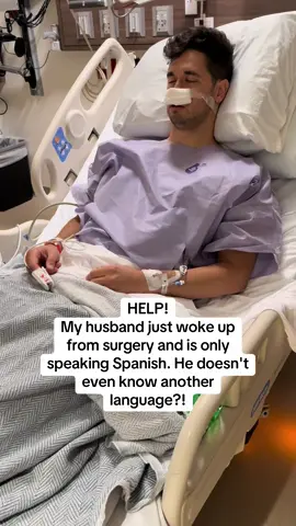 They're trying to get an interpreter?! #spanish #husbandwife #fyp #surgery #español 