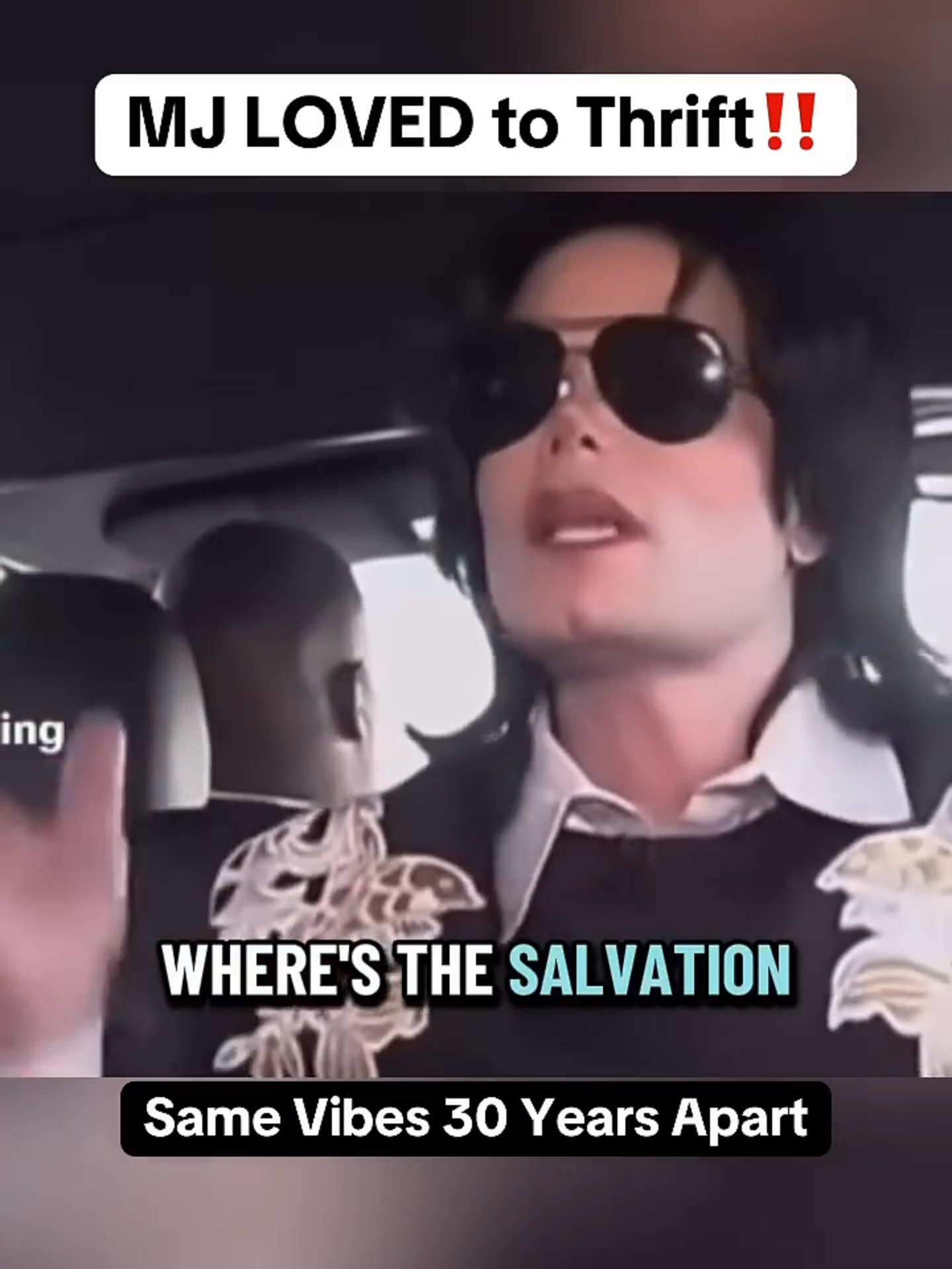Michael Jackson loved to thrift! #michaeljackson #cutemoment