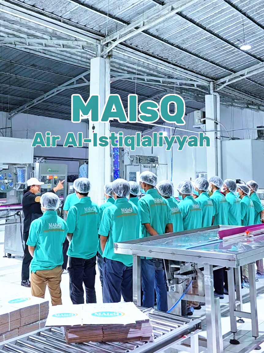 Proses Pembuatan Air Mineral MAIsQ Air Al Istiqlaliyyah #maisq #disetiaptegukanadakeberkahan #airalistiqlaliyyah #cilongokpasarkemis #abahentohcilongok 