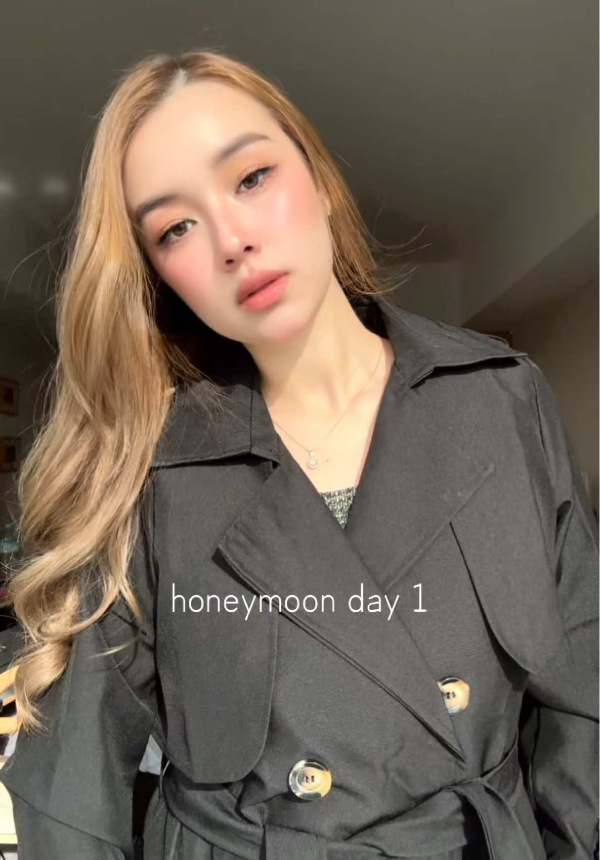 Tokyo fit day 1 ✌️ #honeymooners my top and coat from Tiktok shop!