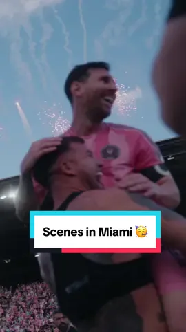 That winning feeling! 🥳 #mlscup #intermiami #MLS #messi @AudiUSA 