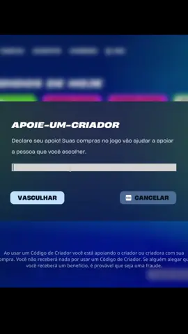 Comprando skin Jinx com código de apoiador do amigo @Piamolini Gameplay lives no YouTube todo dia bora conhecer! #fortnite #fortnitebr #jogos #battleroyale 