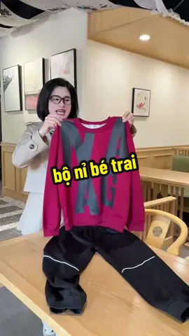 Bộ nỉ 2 da thể thao cho bé trai#xuhuong #bonibetrai #bonichobetrai #bothudongbetrai #nhungshopkids7 