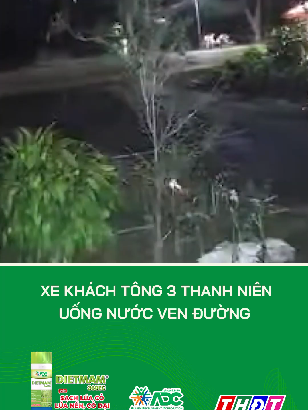 Xe khách tông 3 thanh niên uống nước ven đường, 2 người tử vong #thdt #mientaythdt #truyenhinhdongthap #mcv #dongthap