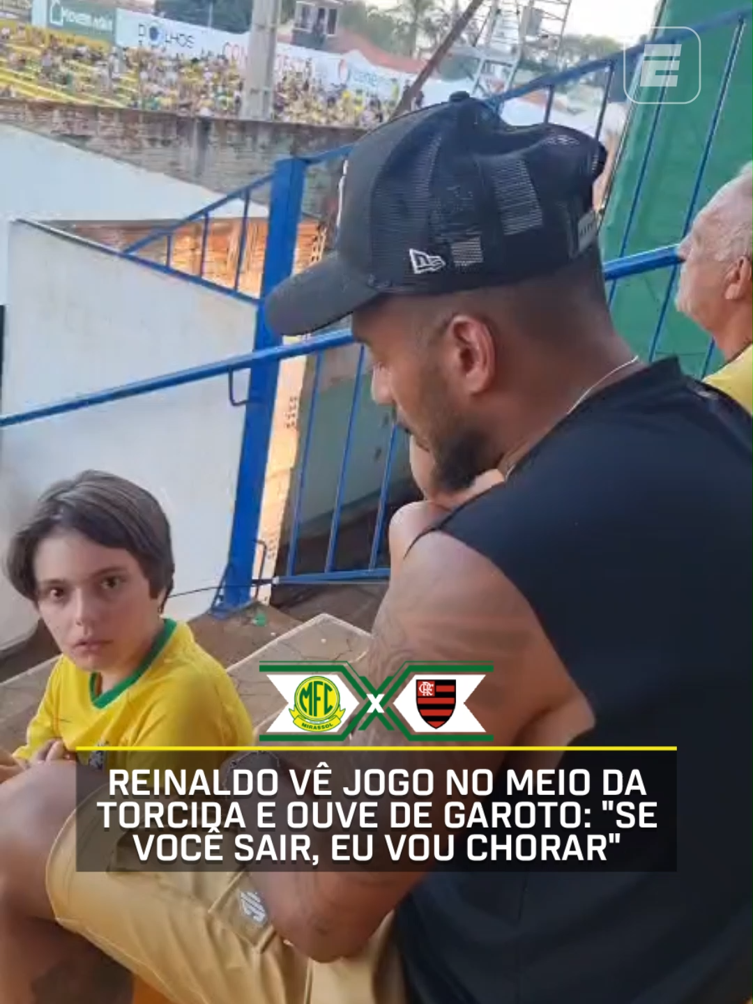 Reinaldo assistiu a Mirassol x Flamengo no meio da torcida e ouviu de um garotinho torcedor um recado sobre a permanência para 2026! #FutebolNaESPN #futebol #tiktokesportes #flamengo #mirassol