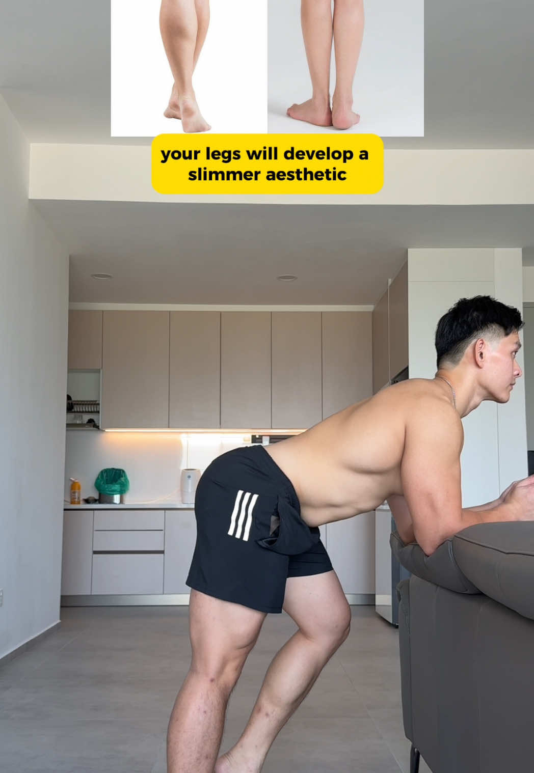 Sculpt, slim and tone your legs and shrink your belly at home. Simple yet effective routine daily✨#fyp #explore #health #wellness #exercise     