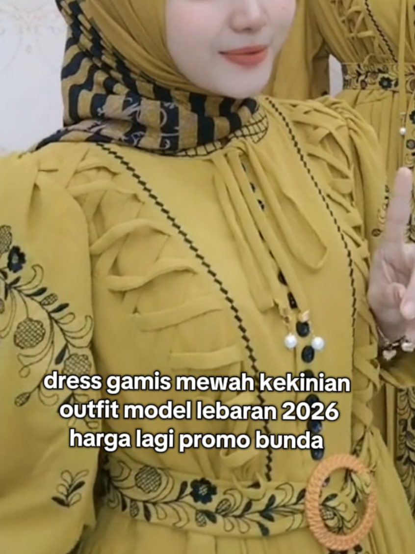 gamis lebaran 2026 yery#dress #gamis #gamiskekinian #gamislebaran #ootdfashion 