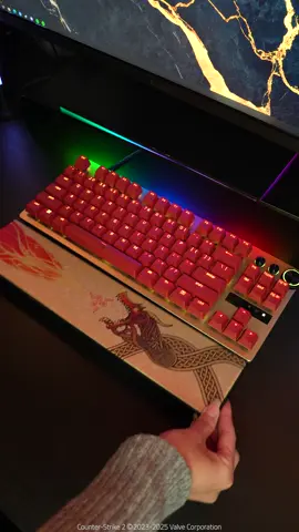 From the Cobblestone box to your setup, bring the aura of the Dragon Lore to your loadout with the Razer Huntsman V3 Pro Counter-Strike 2 Edition. Link in Bio. #Razer #RazerCS2 #CS2 #CounterStrike2 #GamingOnTikTok