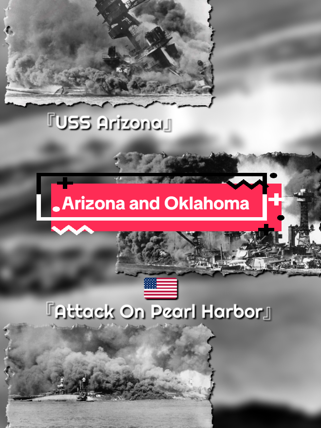 Arizona and Oklahoma || Dua Battleship Amerika Yang Hancur 🥀. Arizona: USS Arizona ( nomor lambung BB-39 ) adalah kapal perang tipe standar yang dibangun untuk Angkatan Laut Amerika Serikat pada pertengahan tahun 1910-an. Dinamai untuk menghormati negara bagian ke-48 , kapal ini merupakan kapal kedua dan terakhir di kelas Pennsylvania . Setelah ditugaskan pada tahun 1916, Arizona tetap berada di Amerika Serikat selama Perang Dunia I tetapi mengawal Presiden Woodrow Wilson ke Konferensi Perdamaian Paris berikutnya . Kapal tersebut dikerahkan kembali ke luar negeri pada tahun 1919 untuk mewakili kepentingan Amerika selama Perang Yunani-Turki . Dua tahun kemudian, ia dipindahkan ke Armada Pasifik , di mana kapal tersebut akan tetap bertugas selama sisa kariernya. Oklahoma: USS Oklahoma (BB-37) adalah kapal perang kelas Nevada yang dibangun oleh New York Shipbuilding Corporation untuk Angkatan Laut Amerika Serikat , terkenal karena menjadi kelas dreadnought pembakar minyak Amerika pertama . Ditugaskan pada tahun 1916, kapal itu bertugas dalam Perang Dunia I sebagai bagian dari Divisi Kapal Perang Enam , melindungi konvoi Sekutu dalam perjalanan mereka melintasi Atlantik. Setelah perang, dia bertugas di Armada Pertempuran Amerika Serikat dan Armada Pengintai . Oklahoma dimodernisasi antara tahun 1927 dan 1929. Pada tahun 1936, dia menyelamatkan warga negara Amerika dan pengungsi dari Perang Saudara Spanyol . Saat kembali ke Pantai Barat pada bulan Agustus tahun yang sama, Oklahoma menghabiskan sisa tugasnya di Pasifik. Sumber: Wikipedia. #bismillahfyp #wikipedia #battleship #ussarizona #ussoklahoma 