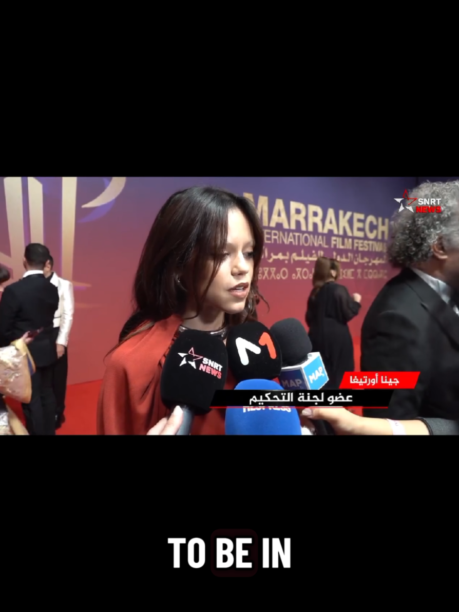 Jenna Ortega interview, at the closing ceremony of the last day of the Marrakech Film Festival 2025.❤ by jennaortegaukrnews ig. #jennaortega #marrakechfilmfestival #jennastan #wednesdayaddams #recommendations 