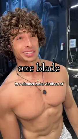if you’re a guy, you don’t save your chest, it just means that you don’t want a defined chest… 💪 #philips #norelco #oneblade #shaving #GymTok 
