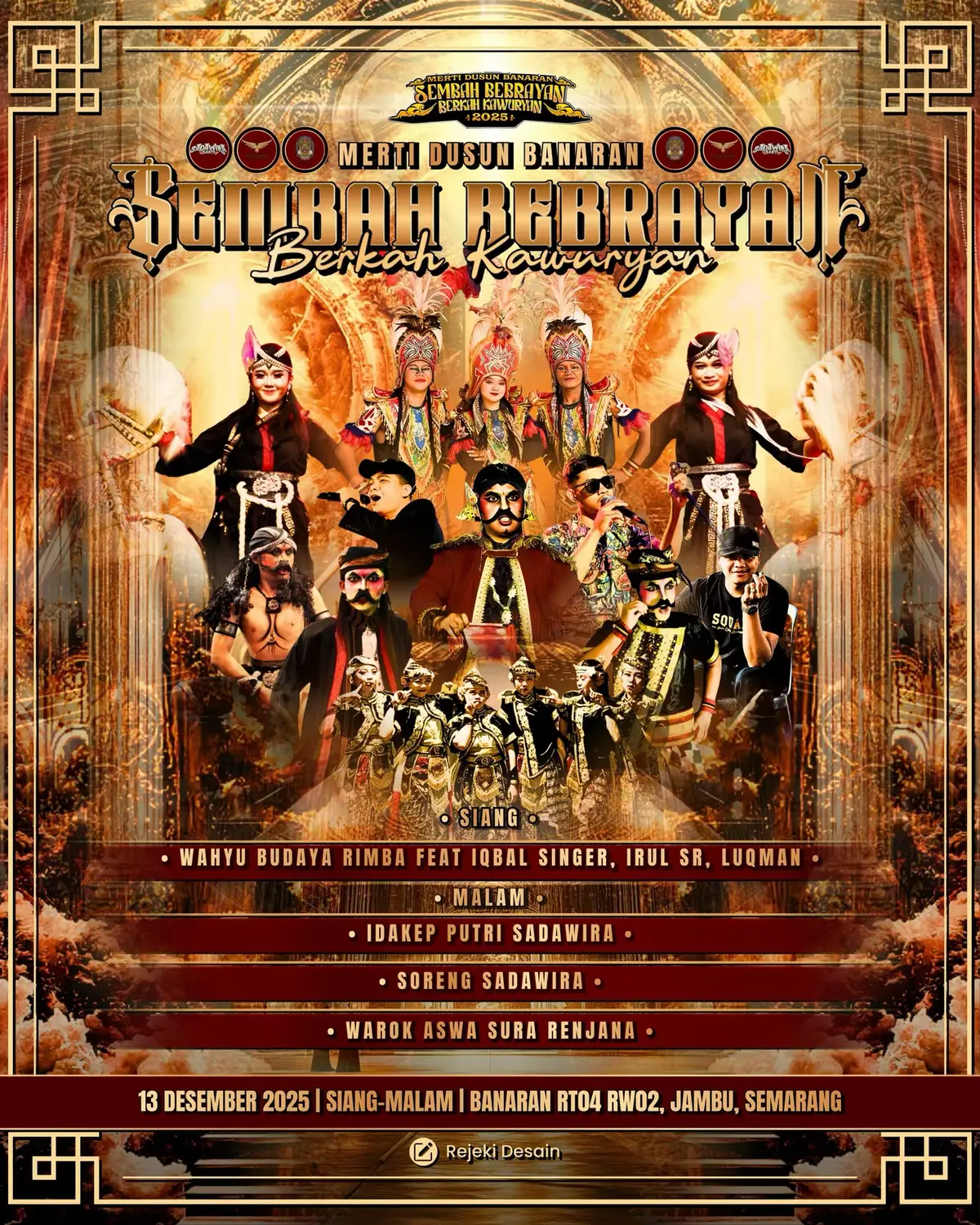 @ASWA SURA RENJANA @Wahyu Budaya Rimba @SADAWIRA_OFC  🗓️ Sabtu, 13 Desember 2025 📍 Banaran RT 04 RW 02, Jambu, Semarang #fyp #warok #waroktemanggungan #ambarawa24jam #aswasurarenjana 