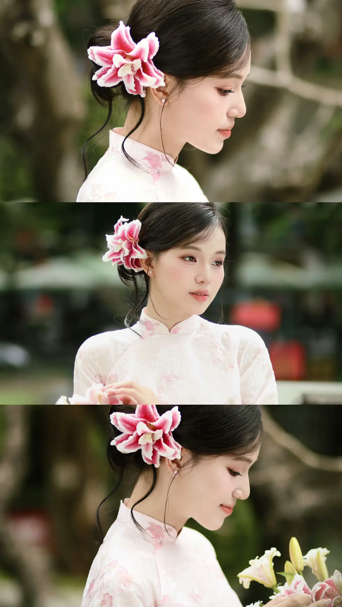 Nắng chiều ở Dinh Độc Lập 10 điểm ạ#chupanhtet #aodai #tiemechanhsau #dinhdoclap #makeupaodai 