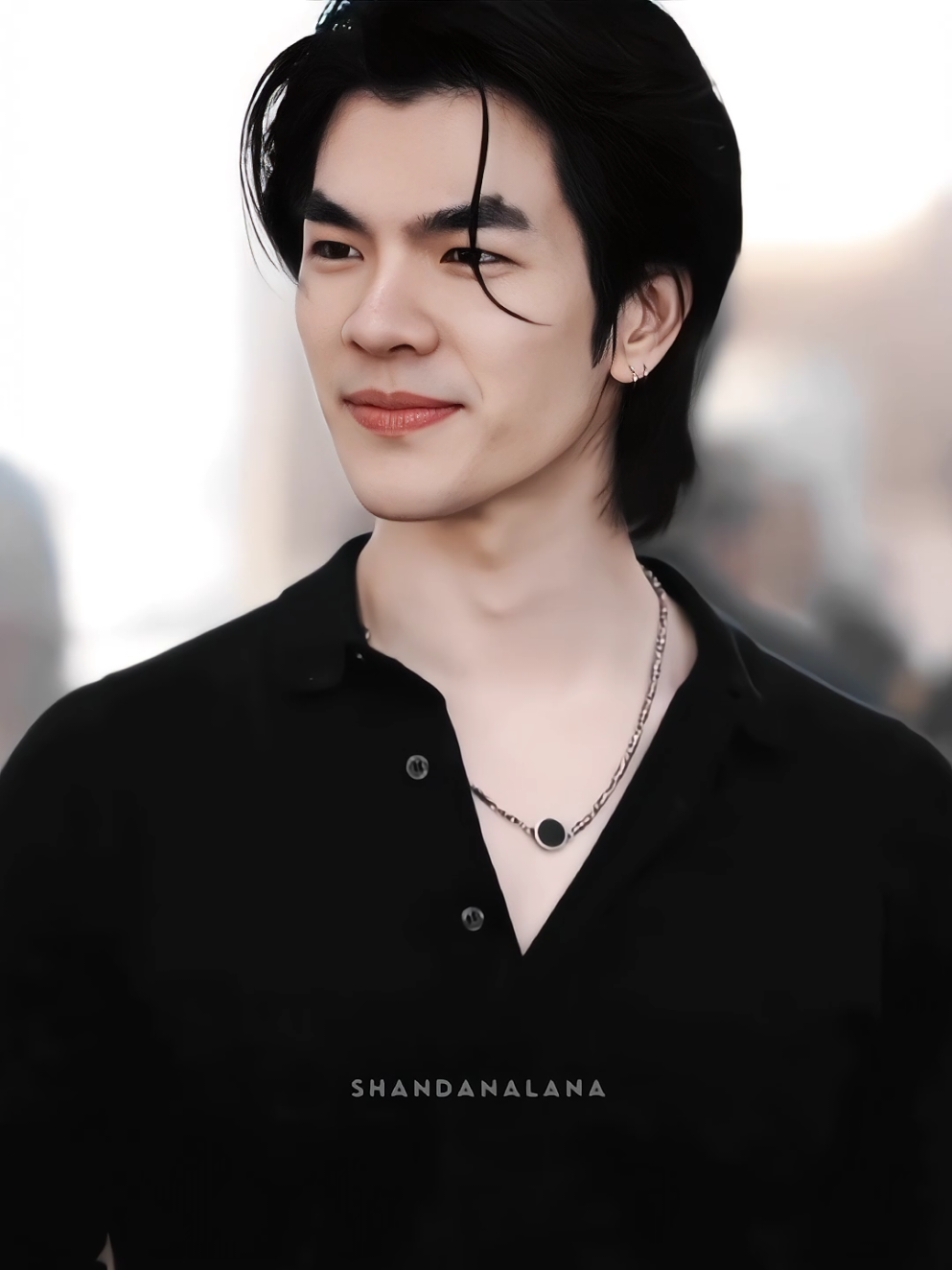 long hair or short hair, I remain at your mercy. #milephakphum  —cr: 须尽欢