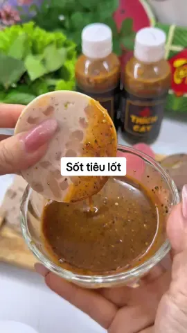 Sốt tiêu lốt chấm gì cũng ngon nè #review #xuhuong #sottieulot #thichcay #monngon