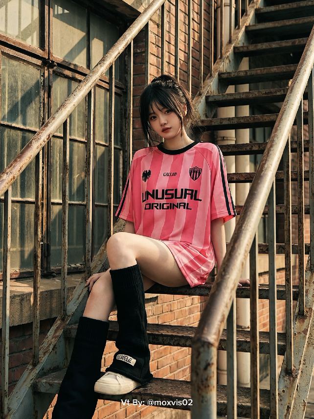 Rekomendasi Kaos Jersey Kece 🔥🤙 Kasual Gaya Amerika Musim Panas Bergaris Lengan Pendek Kaos Olahraga Longgar Wanita | [SIAMTREE] #kaosjersey #jerseyoversize #rekomendasi #OOTD #outfitideas 