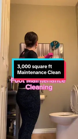 3,000 square foot maintenance Cleaning. #CleanTok #cleaningmotivation #cleaning