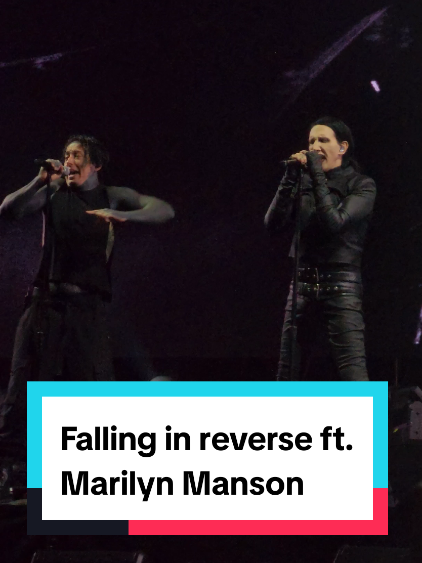 Solo en @knotfest México: @Falling In Reverse ft @Marilyn Manson 🔥 #Knotfest #knotfestmexico #marilynmanson #fallinginreverse #ronnieradke 