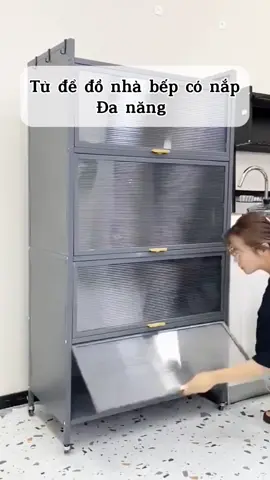 Tủ để đồ nhà bếp có nắp đa năng #shopgiadung99 #viral #foryou #đogiadungtienich #trending 