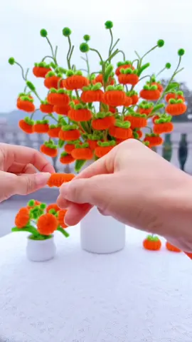 làm bình quýt bằng kẽm nhung #toptrend #toptrending #quandecor #lamhoa #tet2026 