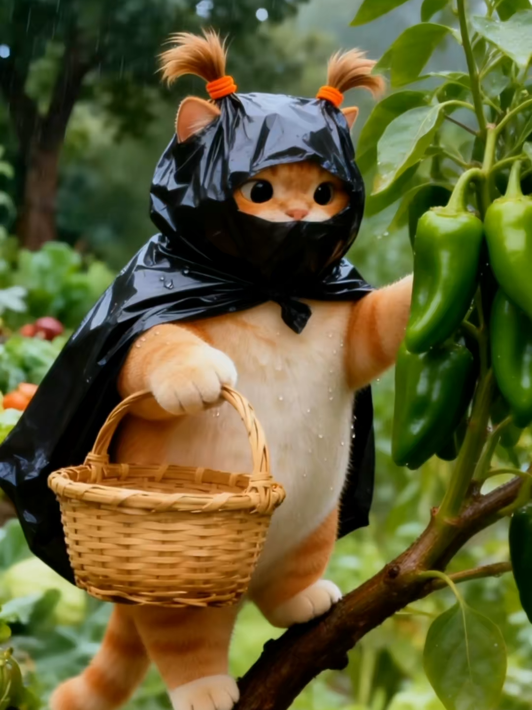 Mèo Cam To Béo Nấu Ăn #OrangeCat #MeoCamBeo #catcute #CatCooking #catai #cat