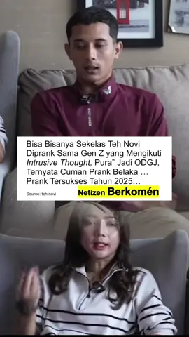 Rangkuman Ihab Prank Teh Novi:  Pengakuan Ihab Ihab menyampaikan secara langsung ke Teh Novi perihal alasannya mengaku sebagai ODGJ.   Teh Novi Diprank Ihab Penjelasan lengkap Teh Novi tentang dirinya yang diprank oleh Ihab yang ternyata bukan ODGJ.   Ihab Dibawa ke RS Teh Novi membawa Ihab ke rumah sakit untuk menjalani pemeriksaan lebih lanjut. #tehnovi #tehnovipratiwi #novipratiwi #odgj #prank 