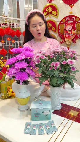 Nước dưỡng hoa giúp hoa giữ lâu nở đẹp nước k bị hôi thúi #nareview68 #nuocduonghoa #duonghoahana #nuocduonghoahana 