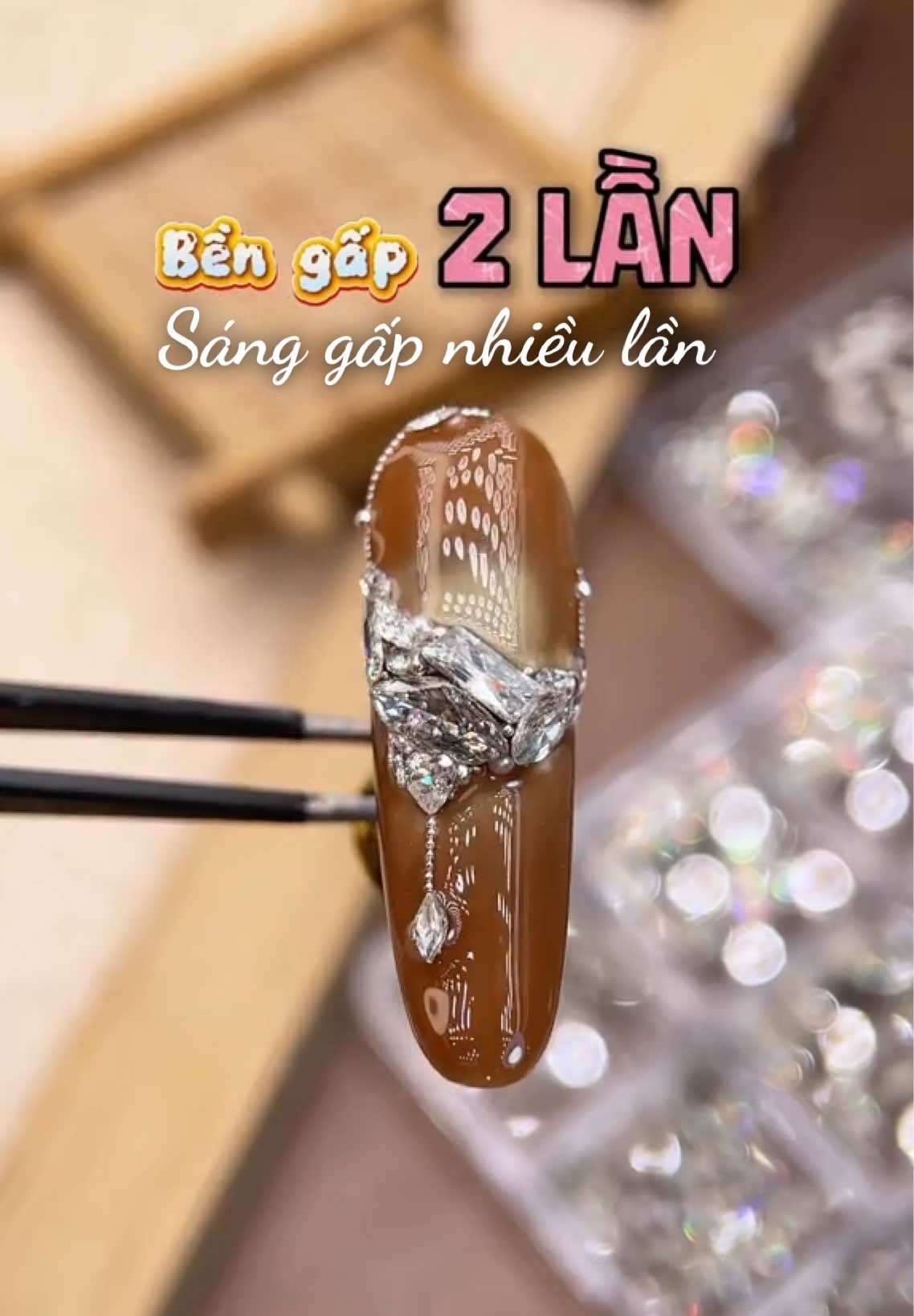 BỀN GẤP 2 LẦN, SÁNG GẤP NHIỀU LẦN, chân ái mùa tết đây rồi #nail #donailangelica #nails #xuhuong #dasieusang 