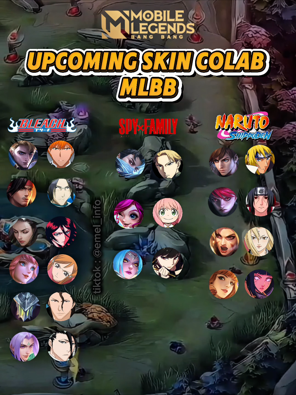 siapa yang paling kalian tunggu ?? #MLBBXSpongeBob #MLBBFriendFest #MLBB #bleachmlbb #mobilelegends 