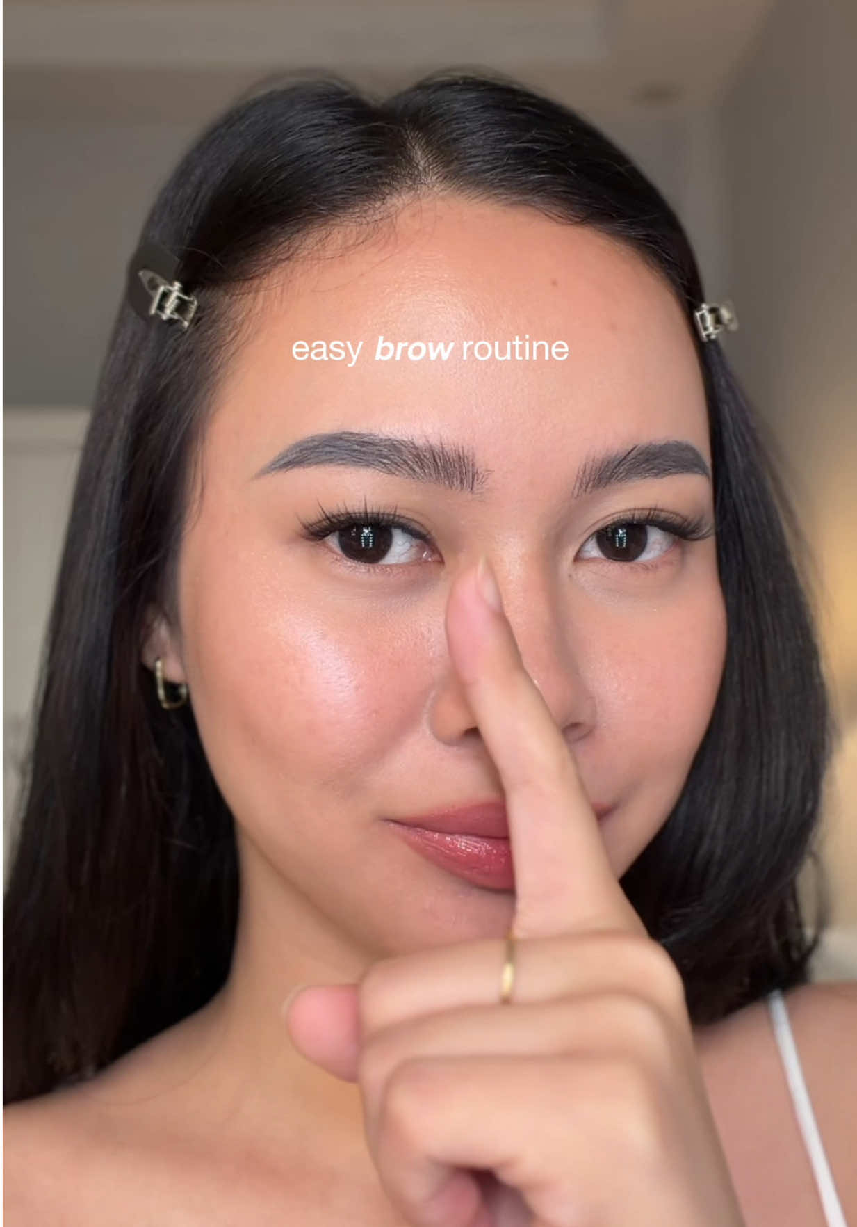very coquette brow pencil and tint 🤩🎀 @Mlenbeautyshop #MLEN #mlendiaryph #browpencil #eyebrowpencil #2in1eyebrow 