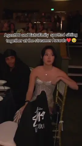 Agent00 and ExtraEmily were spotted sitting together at the streamer Awards❤️🥹 #agent00 #extraemily #fyp #viral 