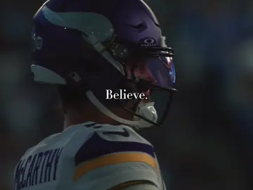 Believe. || #NFL #Football #Minnesota #Vikings #JJMcCarthy @NFL 