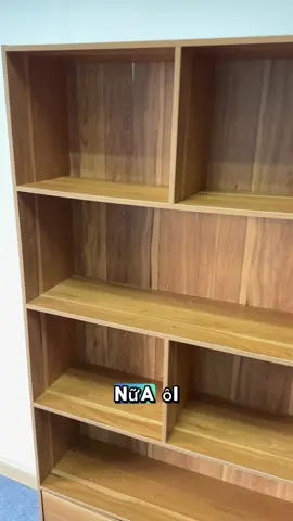 Tủ sách gỗ đa năng,tủ gỗ chữ U#dogiadungtienich #decor #kesach 