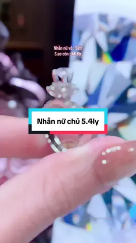 Nhẫn nữ chủ 5.4ly tinh tế, sang trọng, đầy cuốn hút.#thanhtrungdiamond #thanhtrunglongngoc #trungdiamond #nhẫnnữ #nhankimcuong  