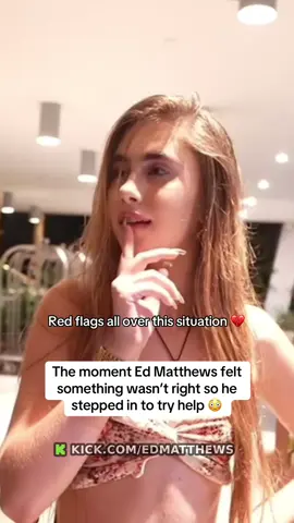 The moment Ed Matthews felt something wasn’t right so he stepped in to try help 😳 #edmatthews #hstikkytokky 