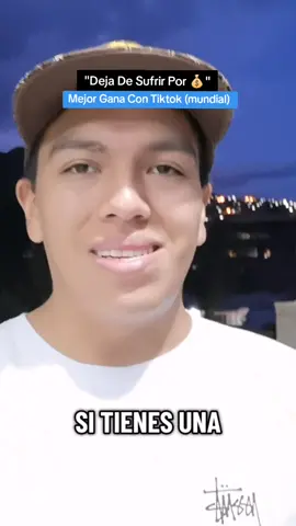 Deja de sufrir por 💰, mejor gana con Tiktok. Los resultados mostrados son ejemplos personales y no garantías de ingresos. Ganar dinero por internet depende de tu esfuerzo, constancia y situación. Puedes ganar más, menos o nada.