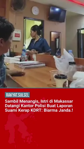 Riska (30) seorang wanita di Kota Makassar datangi kantor polisi untuk melaporkan suaminya yang kerap lakukan KDRT. Sabtu, 6 Desember 2025. Sambil memangis ia menceritakan kisahnya serta beberapa luka pada bagian tubuhnya yang diduga akibat dipvkuli sang suami. Ia mengaku suaminya melalukan hal itu karena cemburu buta, riska pun dengan sadar lebih memilih jadi janda daripada terus terusan mendapat tindakan kekerasan #fyppppppppppppppppppppppp #lewatberanda #tiktok #indonesia  #makassar 