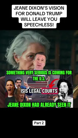 Part 2 JEANE DIXON’S VISION FOR DONALD TRUMP WILL LEAVE YOU SPEECHLESS!#buddha #knowledge #trump #prophesy #fyp 