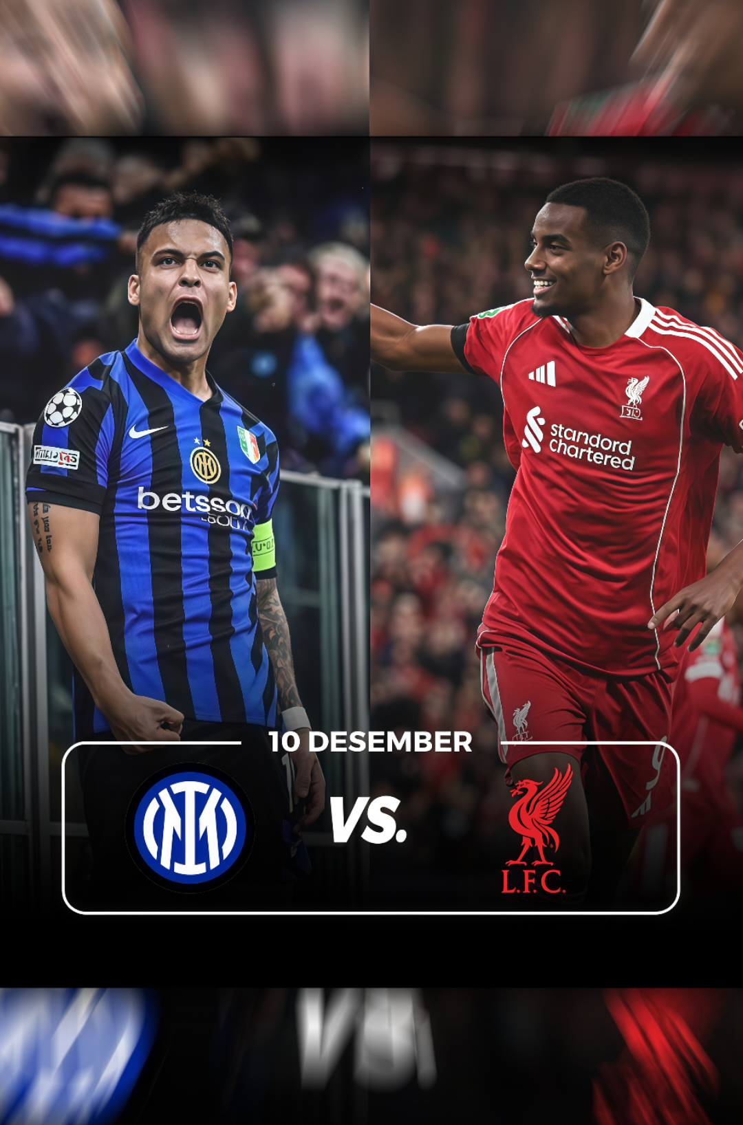 Big Match‼️ Inter milan vs Liverpool  🗓️: 10/12/2025 🕒: 03:00 WIB 🏟️: San Siro Stadium  Prediksi skor dari sekarang #ucl #intermilan #liverpool #bigmatch #football 