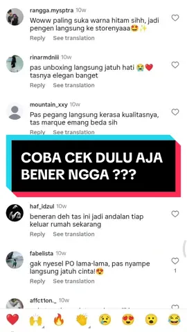 MURAH bukan MURAHAN, MAHAL di GAYA bukan di HARGA. Coba cek Marque Slingbag deh teliti sebelum membeli #slingbag #tasselempang #taskulit #cekkeranjangkuning #klikkeranjangkuning 