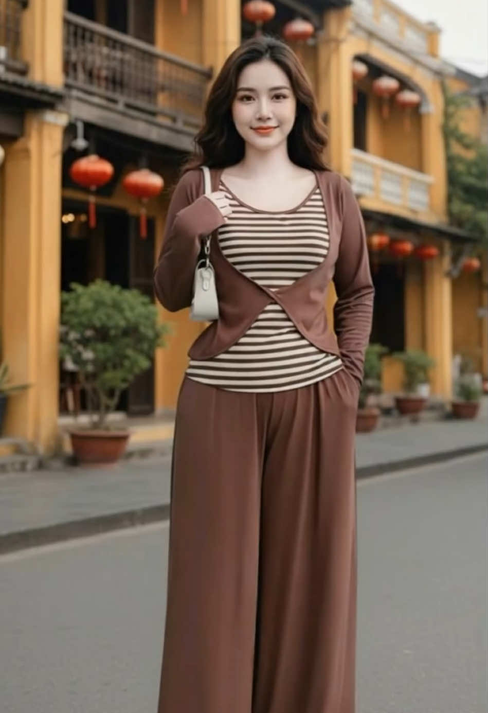 Set bộ bigsize dài tay hack dáng Áo tay dài+ quần dài ống suông #setbo #setbobigsize #setbonu #thoitrang #xuhuong 