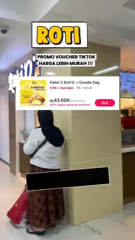 ROTI’O LEBIH HEMAT BELI LEWAT TIKTOK! 🍞✨ Kalau kamu pecinta kopi bun Rotio, wajib coba cara ini biar lebih murah: 1️⃣ Klik lokasi Rotio di video ini 2️⃣ Pilih menu bun atau minuman favoritmu 3️⃣ Lanjut checkout lewat TikTok Shop 4️⃣ Datang ke outlet Rotio & tunjukkan barcode voucher Aromanya wangi, rotinya lembut, dan lebih hemat kalau beli via TikTok. Langsung cobain, jangan sampai kehabisan! 🧡🔥 #promomakanharian #Rotio #rotiopromotiktok #promotiktokrotio #rotioindonesia 