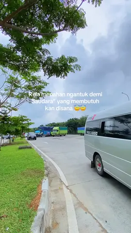 Aku memang tidak bisa membantu dalam hal materi, tapi aku bisa membantu membawakan  sembako tepat waktu demi saudara” yang membutuh kan disana 😇